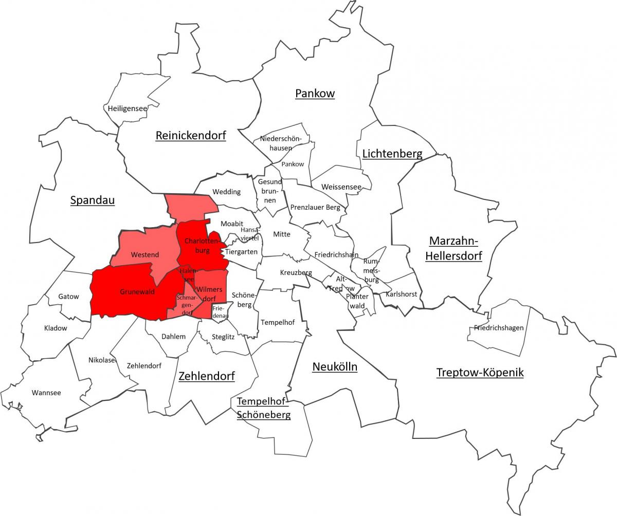mappa di berlin charlottenburg