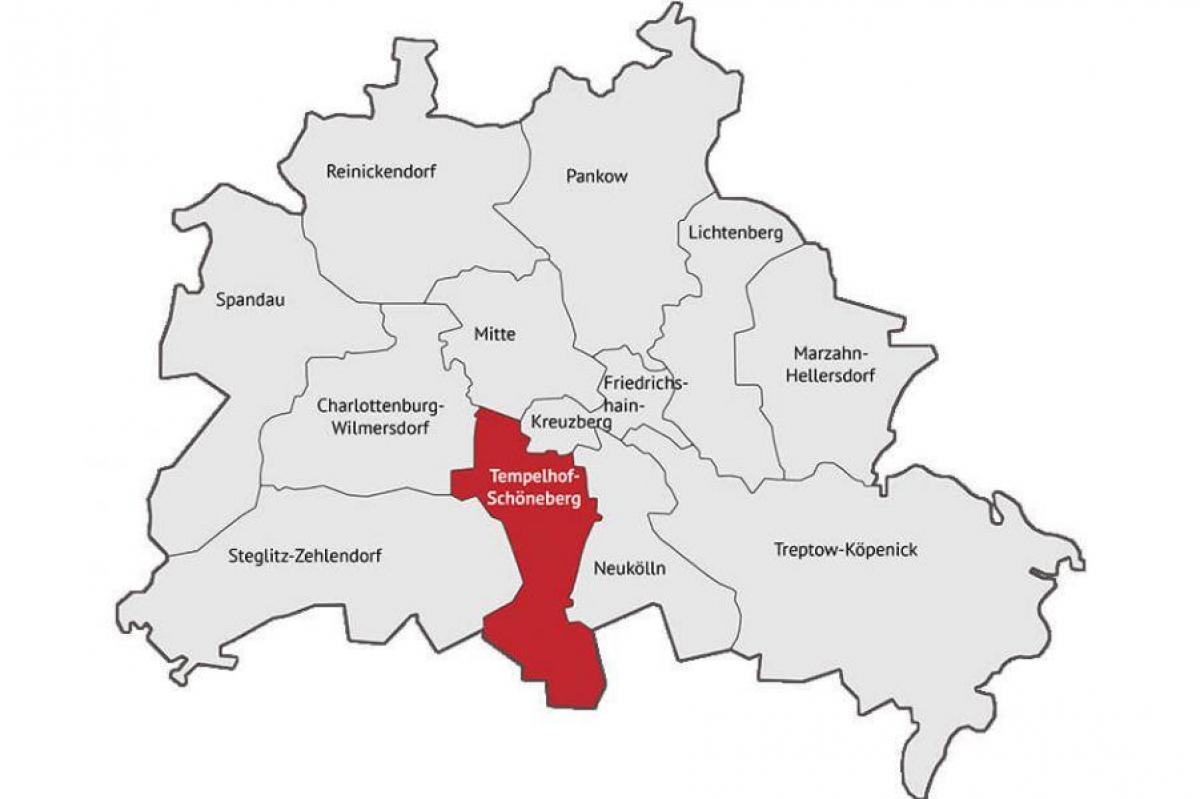 mappa di berlin schoeneberg