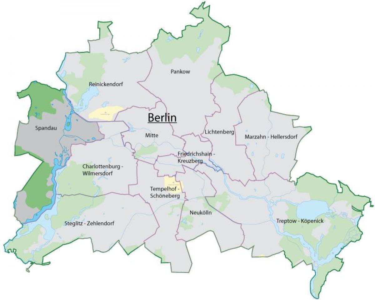 mappa di berlin spandau