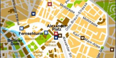 Mappa di berlin alexanderplatz