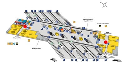 Mappa di berlin südkreuz