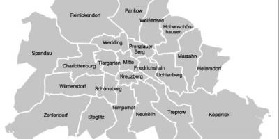 Berlino quartieri mappa