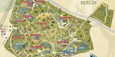 Mappa di lo zoo di berlino