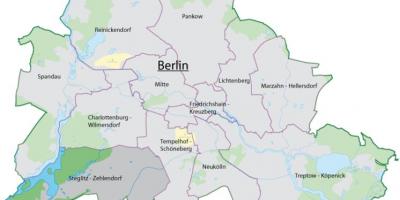 Mappa di steglitz di berlino